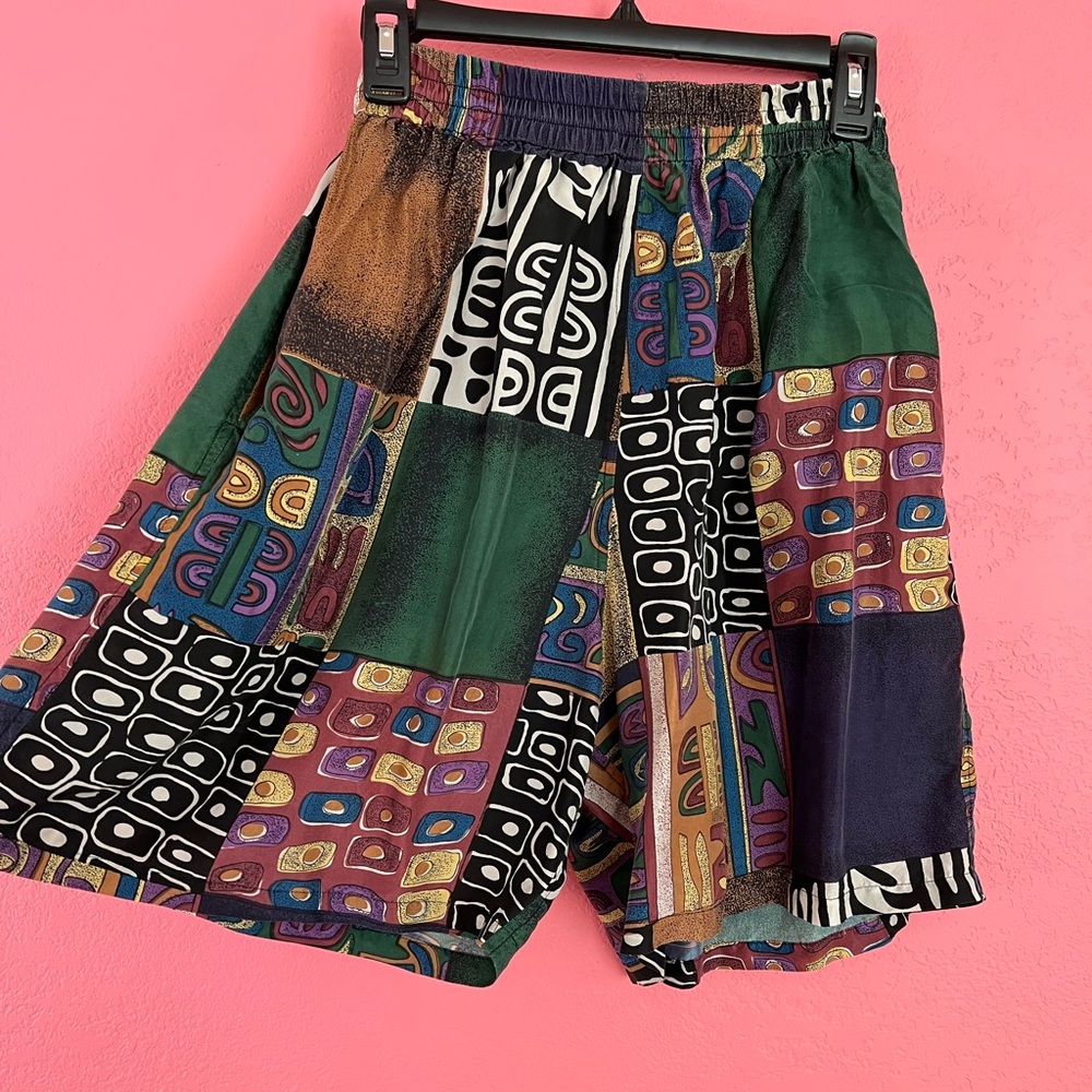 SOLD🌵Vintage silk short set - Picture 4 of 4